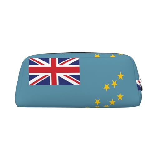 Federmäppchen mit Tuvalu-Motiv, Federmäppchen mit Reißverschluss, tragbares Schreibwaren-Organizer, Federmäppchen – Büro und Reisen, Silber, One Size, Art-Deco Federmäppchen mit Tuvalu-Motiv, Federmäppchen mit Reißverschluss, tragbares Schreibwaren-Organizer, Federmäppchen – Büro und Reisen, Silber, One Size, Art-Deco von kastiong