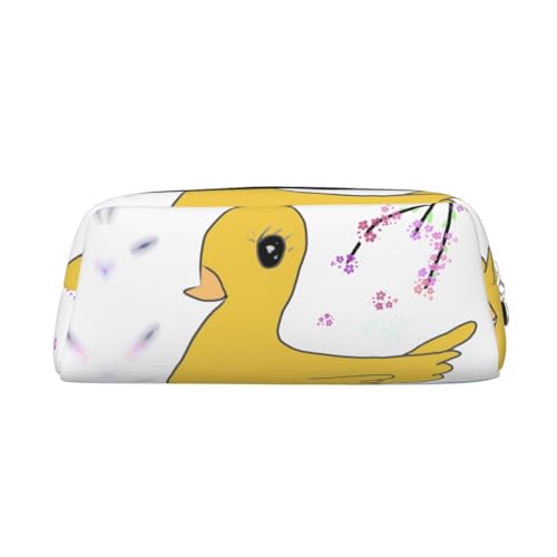 Federmäppchen mit gelbem Entenmuster, Federmäppchen mit Reißverschluss, tragbares Schreibwaren-Organizer, Federmäppchen – Büro und Reisen Federmäppchen mit gelbem Entenmuster, Federmäppchen mit Reißverschluss, tragbares Schreibwaren-Organizer, Federmäppchen – Büro und Reisen von kastiong
