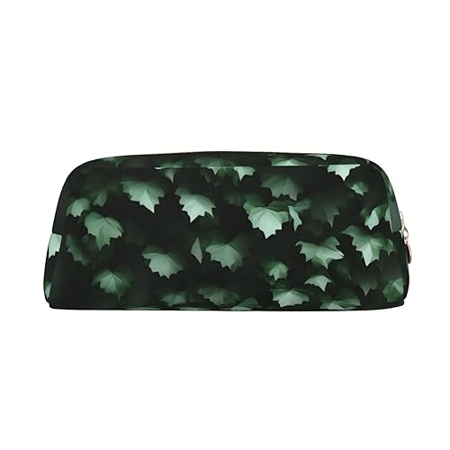 Federmäppchen mit grünem Creeper-Druck, Federmäppchen mit Reißverschluss, tragbares Schreibwaren-Organizer, Federmäppchen – Büro und Reisen, Gold, One Size, Art-Deco Federmäppchen mit grünem Creeper-Druck, Federmäppchen mit Reißverschluss, tragbares Schreibwaren-Organizer, Federmäppchen – Büro und Reisen, Gold, One Size, Art-Deco von kastiong