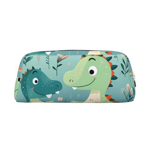 Federmäppchen mit hübschem kleinen Dinosaurier-Baby-Druck, Federmäppchen mit Reißverschluss, tragbares Schreibwaren-Organizer, Federmäppchen – Büro und Reisen von kastiong