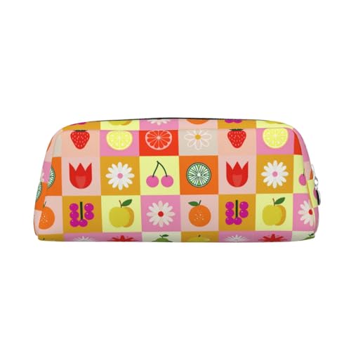 Federmäppchen mit lebhaftem Obst- und Blumendruck, Federmäppchen mit Reißverschluss, tragbares Schreibwaren-Organizer, Federmäppchen – Büro und Reisen Federmäppchen mit lebhaftem Obst- und Blumendruck, Federmäppchen mit Reißverschluss, tragbares Schreibwaren-Organizer, Federmäppchen – Büro und Reisen von kastiong