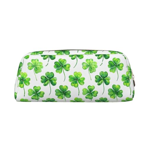 Federmäppchen mit vierblättrigem Kleeblatt, Aquarelldruck, Federmäppchen mit Reißverschluss, tragbares Schreibwaren-Organizer, Federmäppchen – Büro und Reisen, Gold, One Size, Art-Deco Federmäppchen mit vierblättrigem Kleeblatt, Aquarelldruck, Federmäppchen mit Reißverschluss, tragbares Schreibwaren-Organizer, Federmäppchen – Büro und Reisen, Gold, One Size, Art-Deco von kastiong