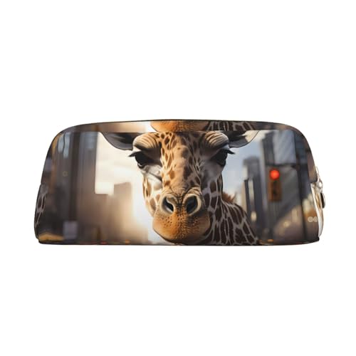 New York Giraffe Street Print Federmäppchen, Federmäppchen mit Reißverschluss, tragbares Schreibwaren-Organizer, Federmäppchen – Büro Reisen, Gold, One Size, Art-Deco New York Giraffe Street Print Federmäppchen, Federmäppchen mit Reißverschluss, tragbares Schreibwaren-Organizer, Federmäppchen – Büro Reisen, Gold, One Size, Art-Deco von kastiong