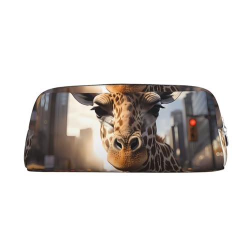 New York Giraffe Street Print Federmäppchen, Federmäppchen mit Reißverschluss, tragbares Schreibwaren-Organizer, Federmäppchen – Büro Reisen, Silber, One Size, Art-Deco New York Giraffe Street Print Federmäppchen, Federmäppchen mit Reißverschluss, tragbares Schreibwaren-Organizer, Federmäppchen – Büro Reisen, Silber, One Size, Art-Deco von kastiong