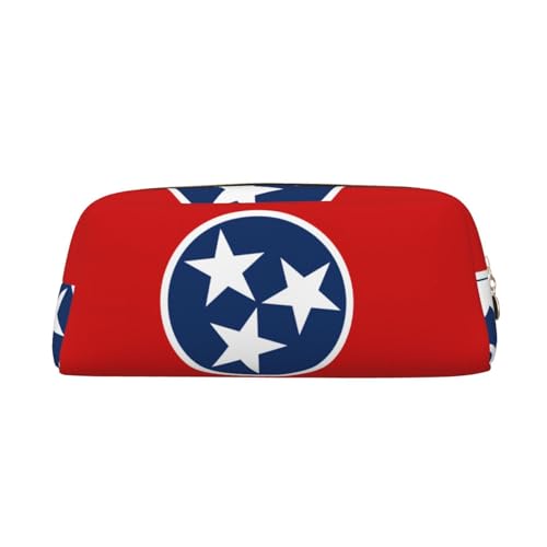 Tennessee Federmäppchen mit Staatsflaggen-Druck, Federmäppchen mit Reißverschluss, tragbares Schreibwaren-Organizer, Federmäppchen – Büro Reisen, Gold, One Size, Art-Deco von kastiong