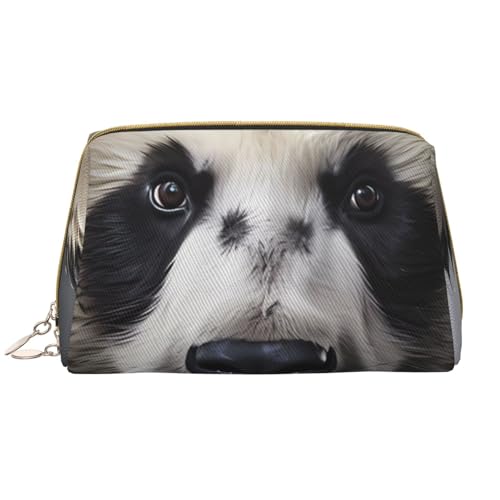 kastiong Tragbare Make-up-Tasche aus Leder für Damen – Reise-Kosmetik-Organizer, großer Panda im Wasser, bedruckte Make-up-Tasche kastiong Tragbare Make-up-Tasche aus Leder für Damen – Reise-Kosmetik-Organizer, großer Panda im Wasser, bedruckte Make-up-Tasche von kastiong