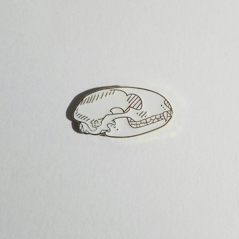 Waschbär Schädel Pin Waschbär Schädel Pin von katarinanavane
