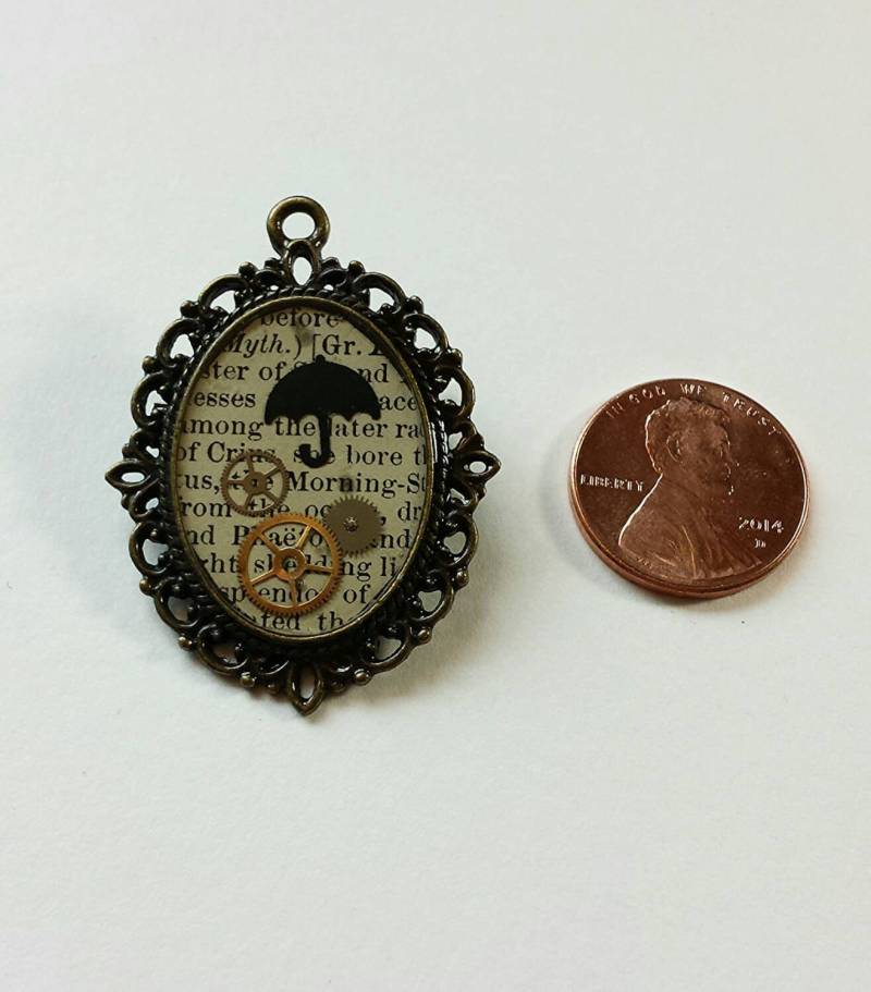 steampunk Regenschirm Brosche/Anhänger steampunk Regenschirm Brosche/Anhänger von katarinanavane