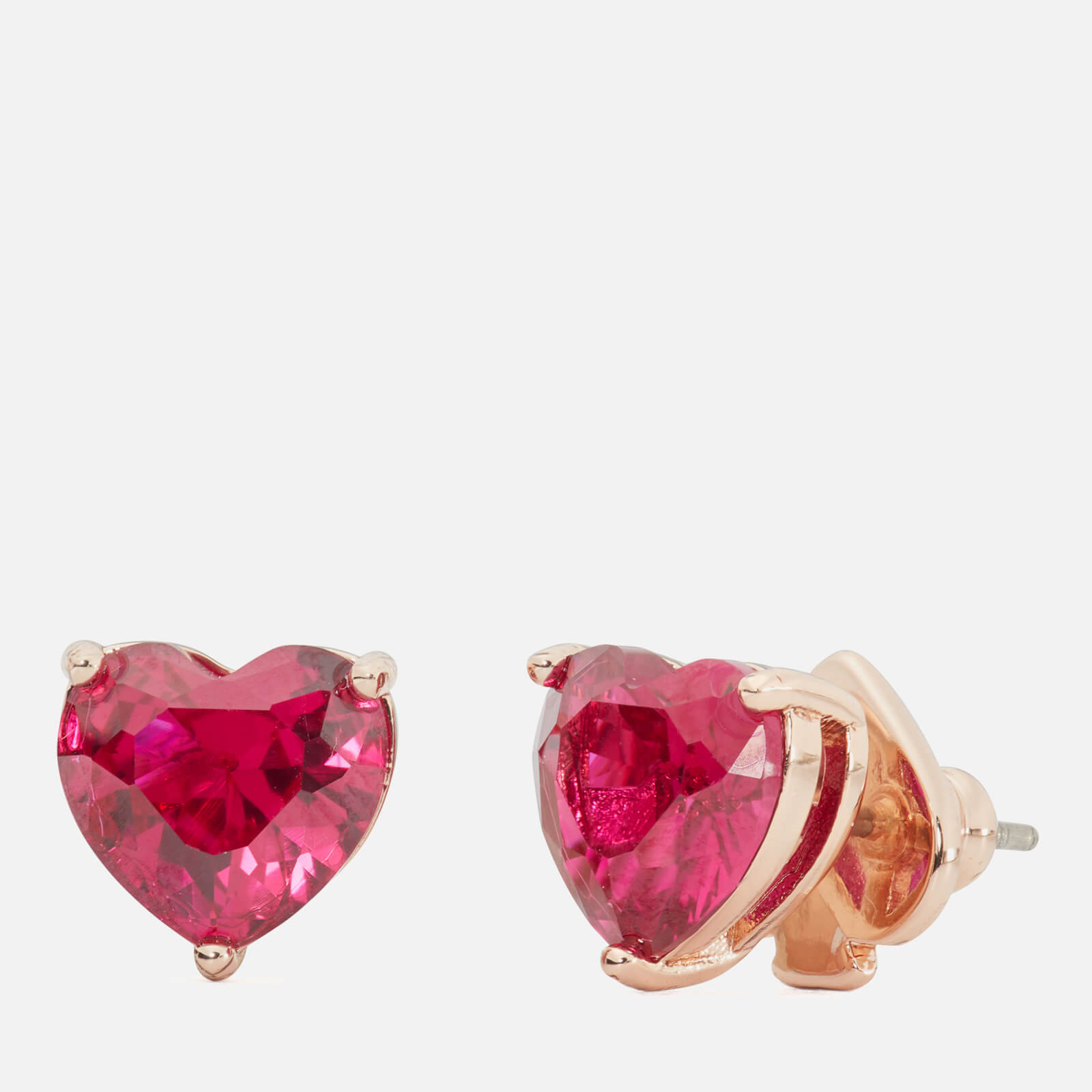 Kate Spade Heart Gold-Plated Cubic Zirconia Earrings von kate spade new york