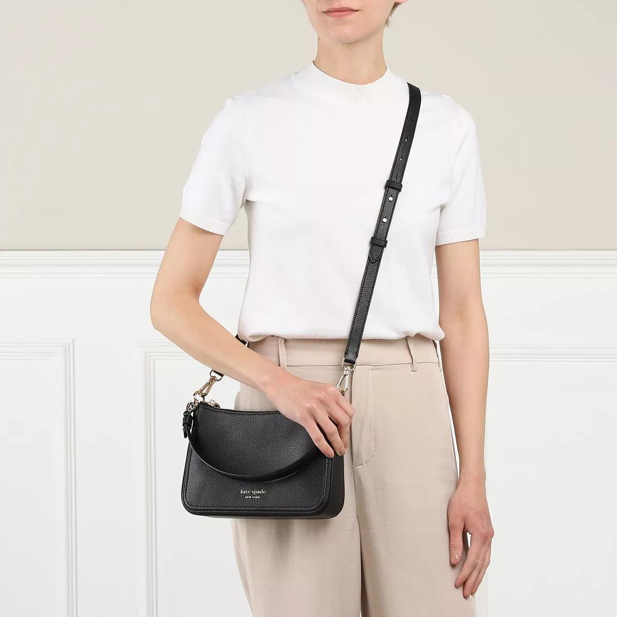 Kate Spade New York Crossbody Bags - Hudson Pebbled Leather - Gr. unisize - in Schwarz - für Damen von kate spade new york