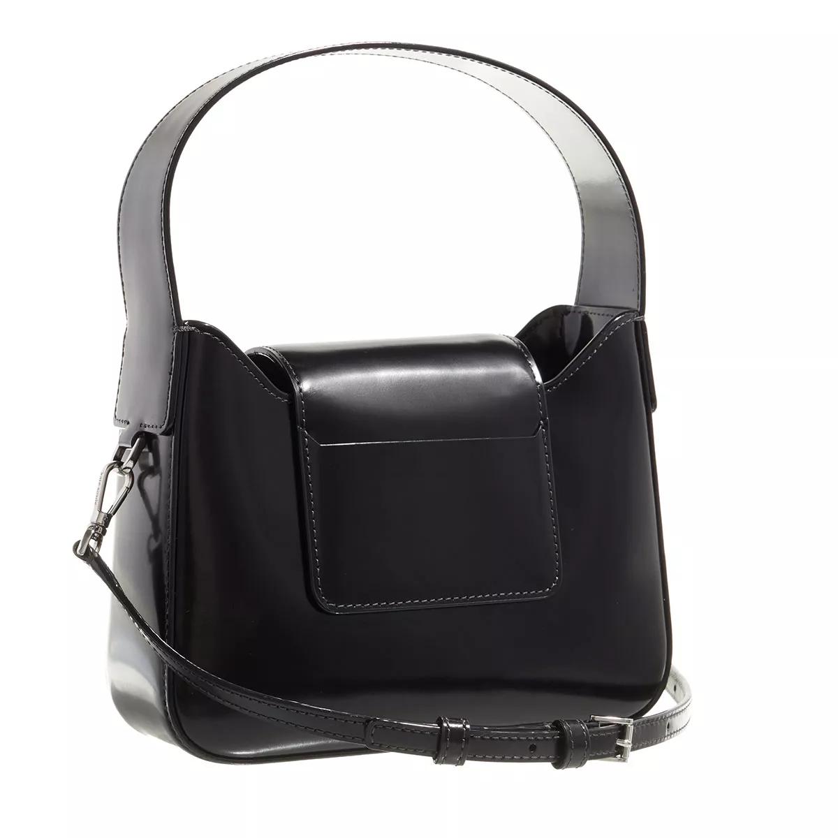 Kate Spade New York Hobo Bag - The Original Bag Icon Spazzolato Mini Hobo Bag - Gr. unisize - in Schwarz - für Damen von kate spade new york