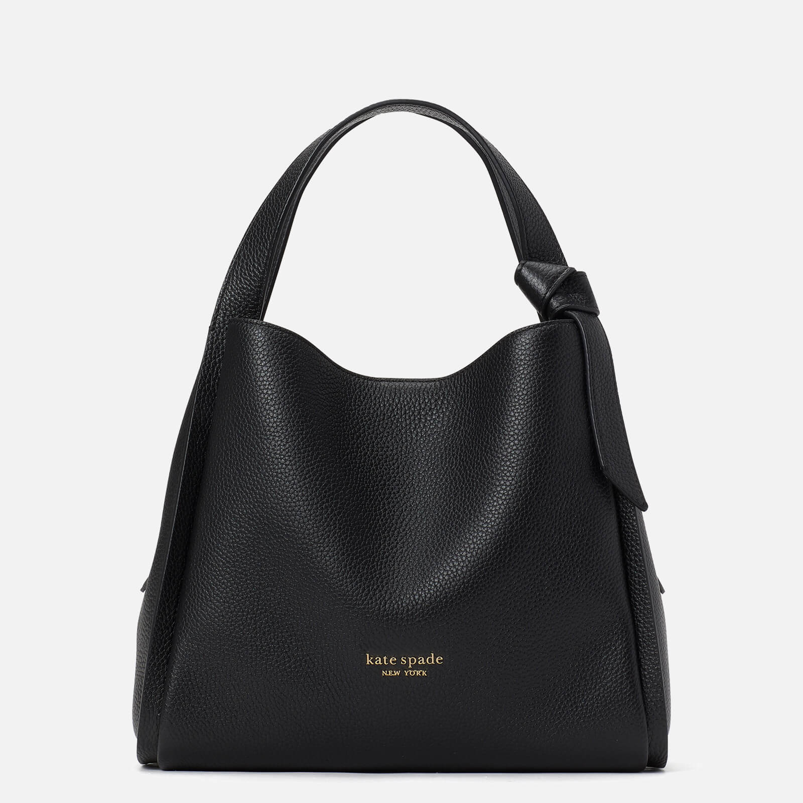 Kate Spade New York Women's Knott Pebbled Medium Cross Body Tote Bag - Black von kate spade new york