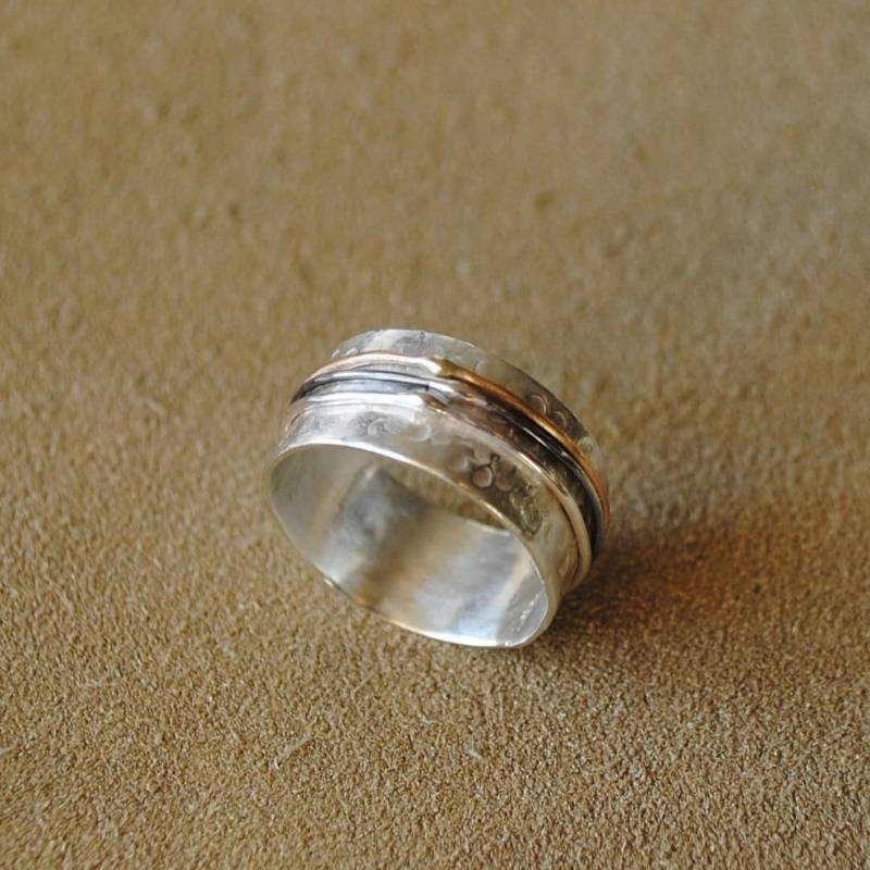 Meditation Ring | Spinner Handgemachte Sterling Silber Meditation Ring | Spinner Handgemachte Sterling Silber von katesamsondesign
