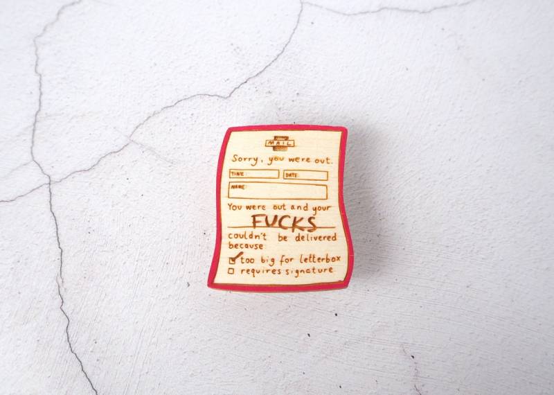 Tut Mir Leid, You Were Out Brosche von kateslittlestore