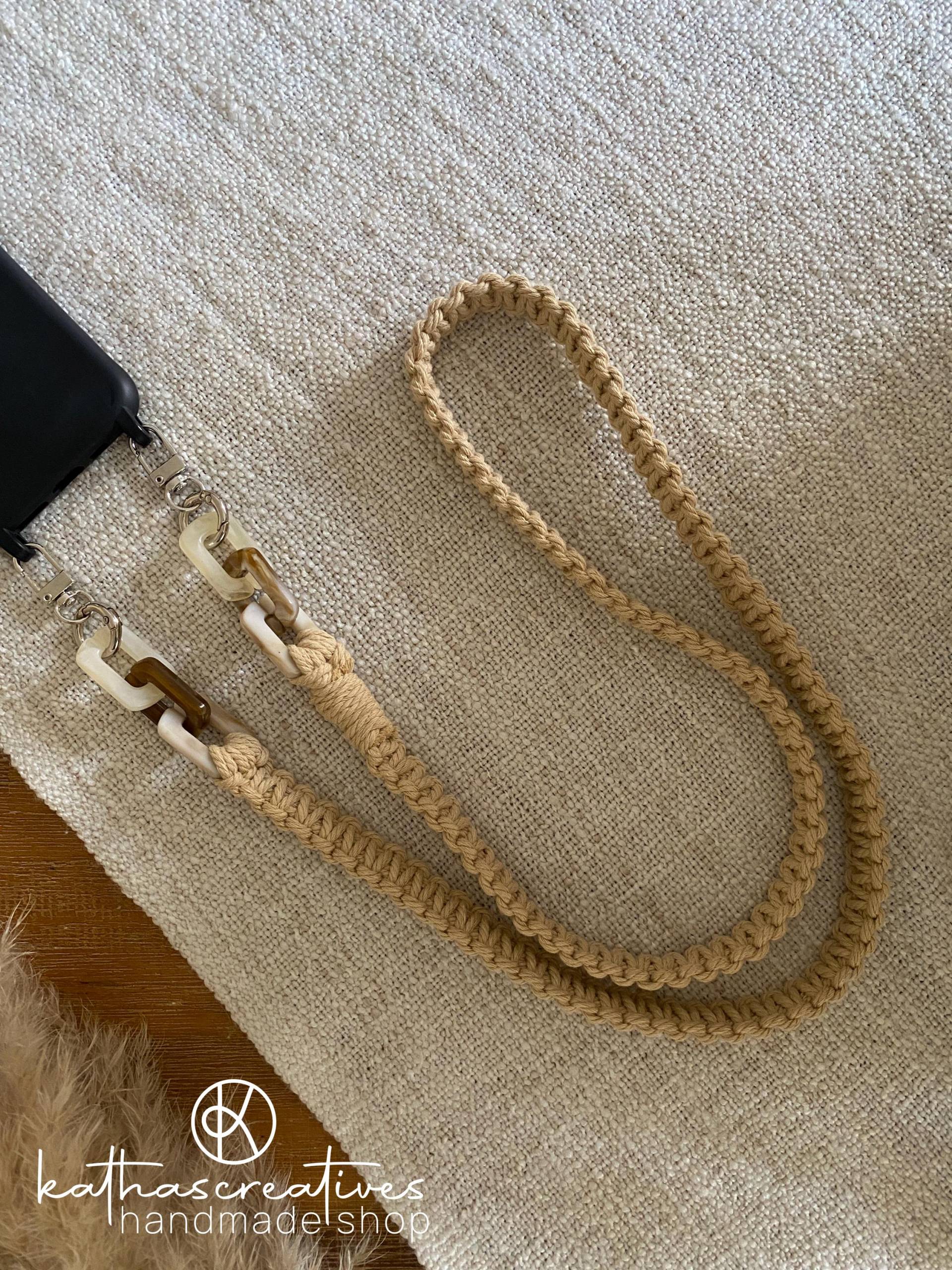 Handykette Makramee | Handyband Mit Acryl Details Handykordel 2 Karabinern Boho Smartphone Kette Handyzubehör Handmade Handykette Makramee | Handyband Mit Acryl Details Handykordel 2 Karabinern Boho Smartphone Kette Handyzubehör Handmade von kathascreatives