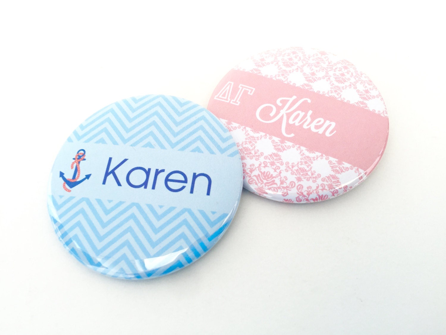 25 Delta Gamma Namensanhänger von katiefavors
