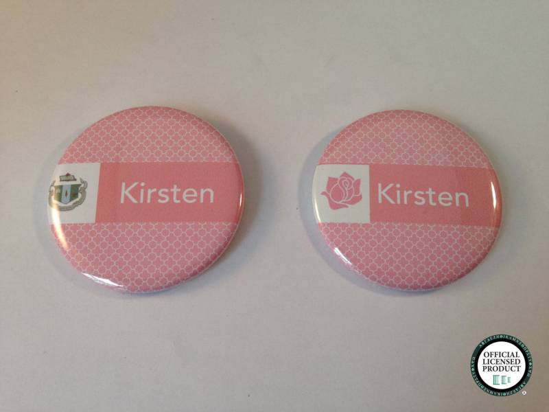 25 Delta Zeta Namensanhänger von katiefavors