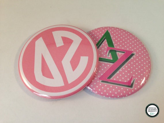 Delta Zeta Monogramm Taschenspiegel Und Magnete von katiefavors