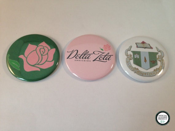 Delta Zeta Taschenspiegel Und Magnete von katiefavors