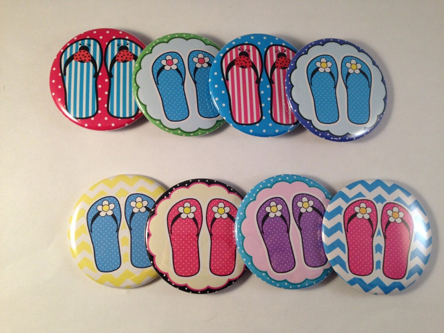 Flip Flop Taschenspiegel, Beach von katiefavors