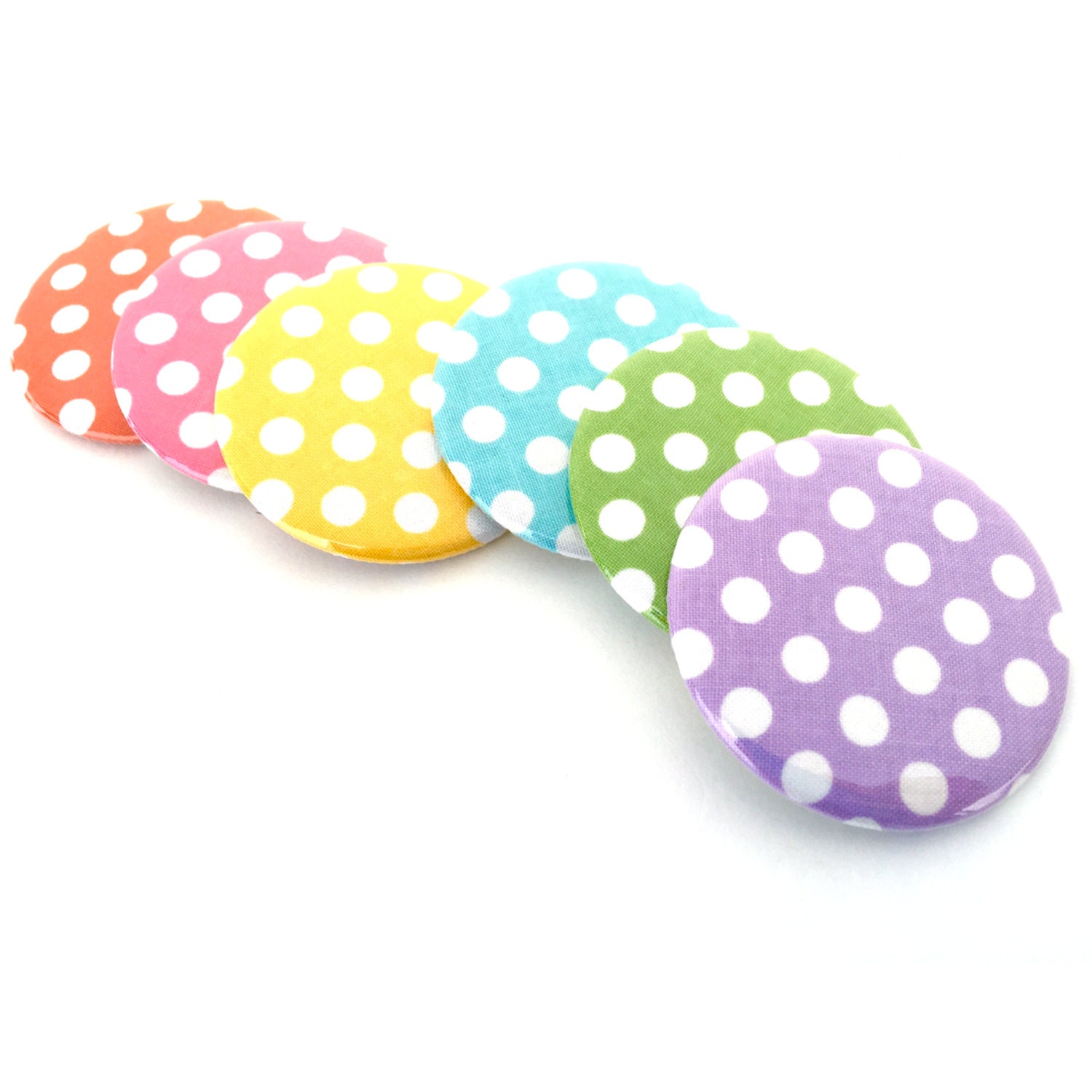 Regenbogen Polka Dot Spiegel von katiefavors