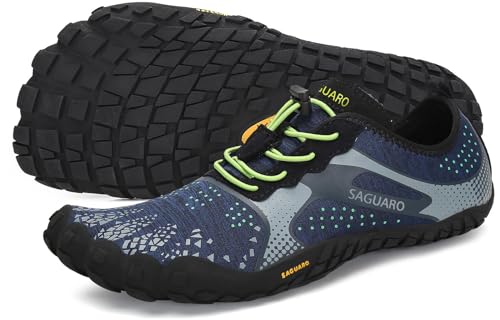 SAGUARO Barfußschuhe Herren Damen Traillaufschuhe Outdoor & Indoor Training Fitnessschuhe Wander Wald Strand Straße Laufschuhe Walkingschuhe Schnell Trocknend Badeschuhe, Navy Blau, 40 EU SAGUARO Barfußschuhe Herren Damen Traillaufschuhe Outdoor & Indoor Training Fitnessschuhe Wander Wald Strand Straße Laufschuhe Walkingschuhe Schnell Trocknend Badeschuhe, Navy Blau, 40 EU von SAGUARO
