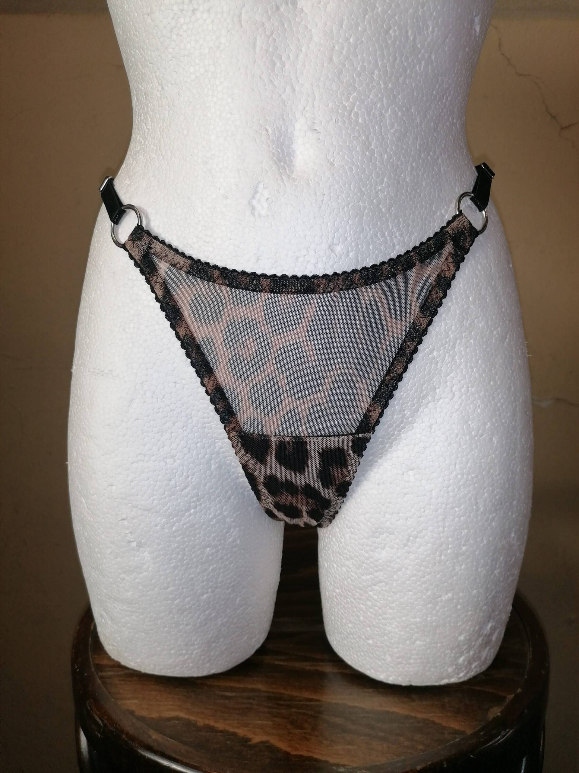 Maschen Tanga Leopard Maschen Tanga Leopard von katmaunz