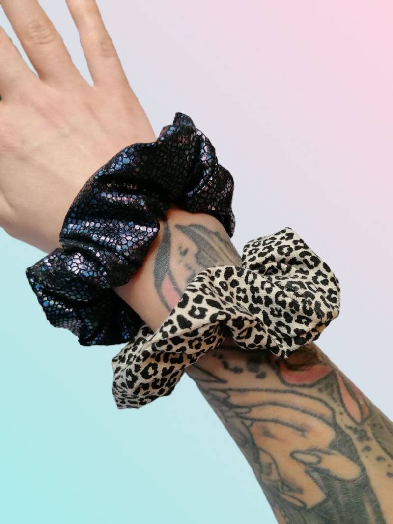 Scrunchie Set Animalprint von katmaunz