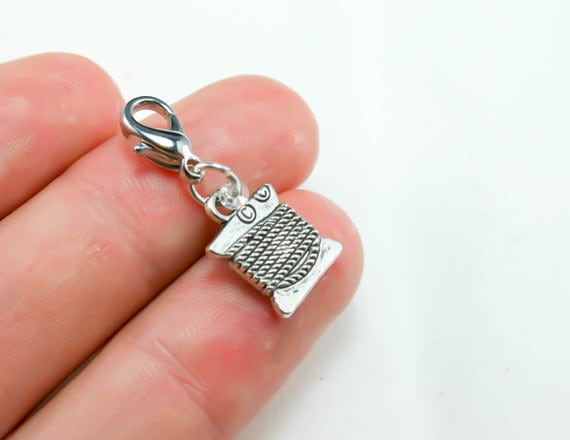 Annähen Clip Am Reißverschluss Charm | Sewing Lover Fügen Sie Auf Armband Charme Strick-Clip Charm 300 von katscharms
