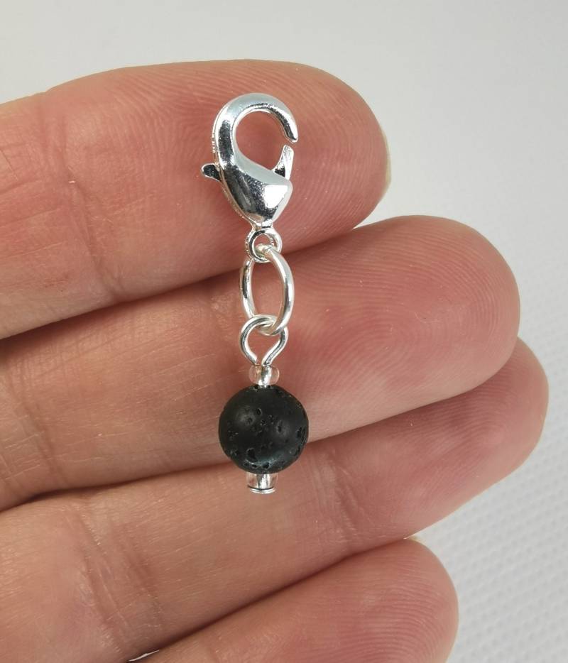 Aromatherapie Clip Auf Anhänger Charm - 6mm Lava Armband Scc1126 von katscharms