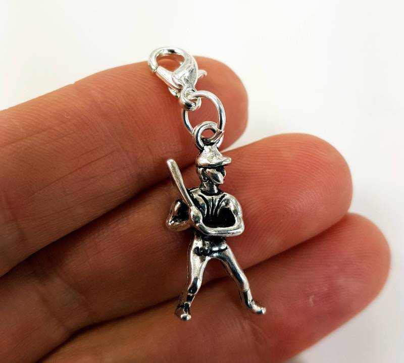 Baseball Spieler Charm - Team Sport Softball Charms Und Anhänger Scc350 von katscharms