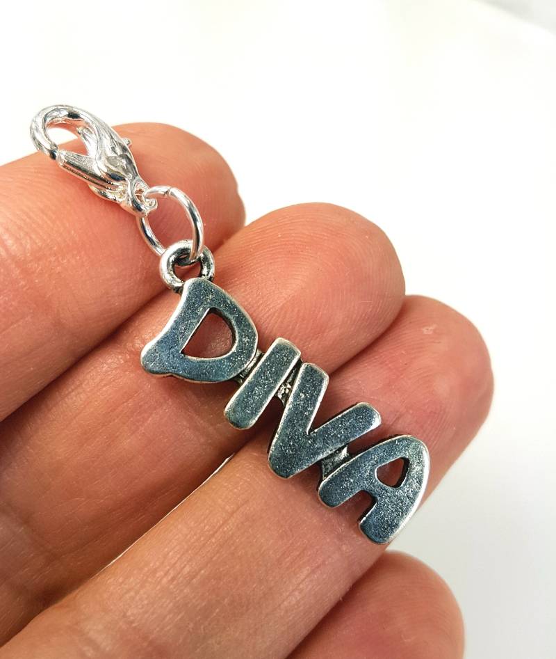 Diva Charm - Berühmte Person Singer Girl Friends Clip Armband Taschenanhänger Scc943 von katscharms