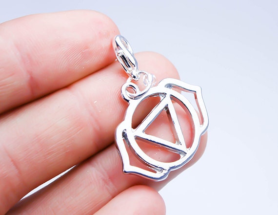 Drittes Auge Chakra Clip-Charm. Ajna Armbandanhänger Gewissen Anhänger. Clip Auf Armband Charme. Yoga Anhänger Scc685 von katscharms