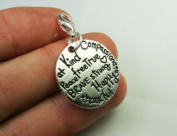 Freundlichkeit Und Mitgefühl Charm. Positive Energie Scc513 von katscharms