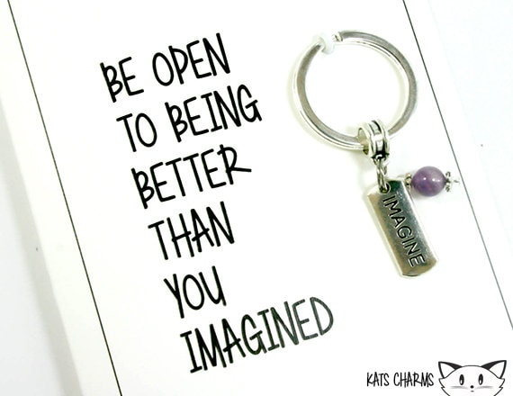 Inspirierende Karte. Besser Als Sie Imaginiert Seien Ihre Eigene Inspiration. Key048 von katscharms