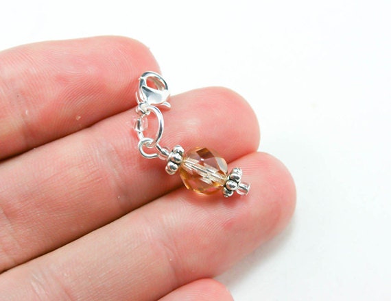 Maschenmarkierer Charme Charm. Verfärbter Geburtsstein Geburtsstein-Charme. Charms Für Armbänder. Anhänger Scc185 von katscharms