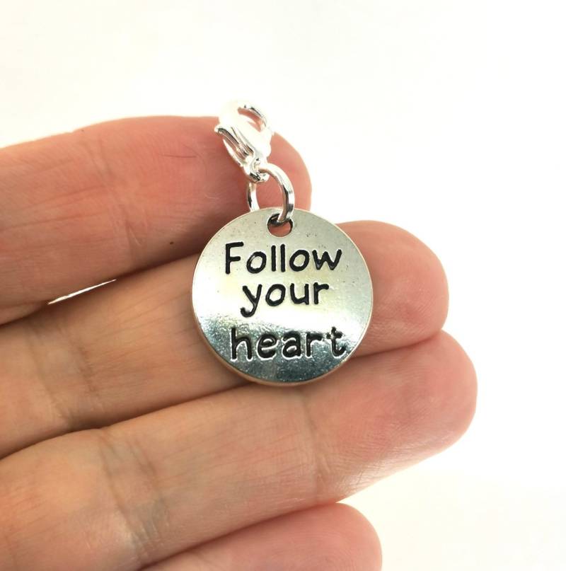 Planer Clip | Folge Deiner Herzens Inspirierenden Erinnerung Agenda-Clip Anhänger Agenda Charm Zubehör Bling 709 von katscharms