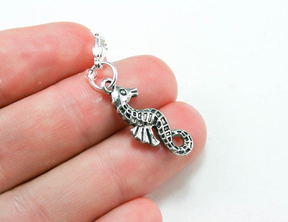 Seepferdchen Charm | Reißverschluss Armbandanhänger Anhänger Für Planer Meeresbewohner Unter Dem Meerescharme Scc240 von katscharms
