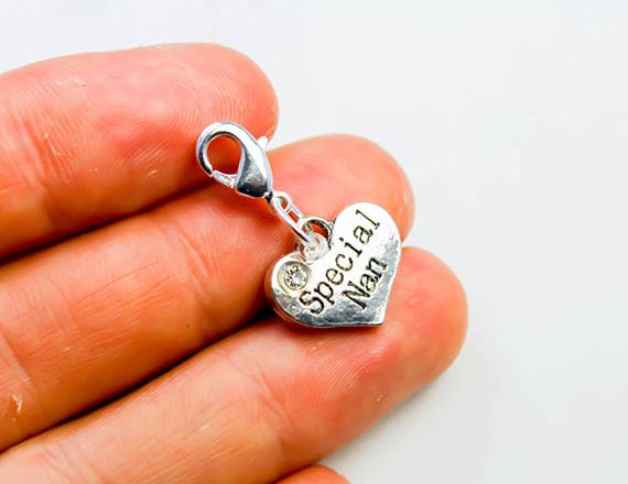 Special Nan Charm - Großmutter Nana Familienherz Scc906 von katscharms