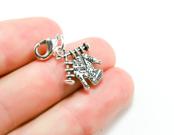 Strickclip Auf Charm. Nähen Strick Armband Doppelseitig Strickender Clip Anhänger. Charm Für Armband, Anhänger, Reißverschluss Scc198 von katscharms