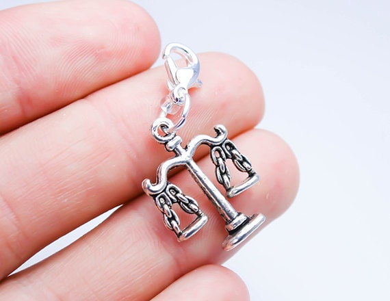 Waage Clip Auf Charm - Armband Scc580 von katscharms