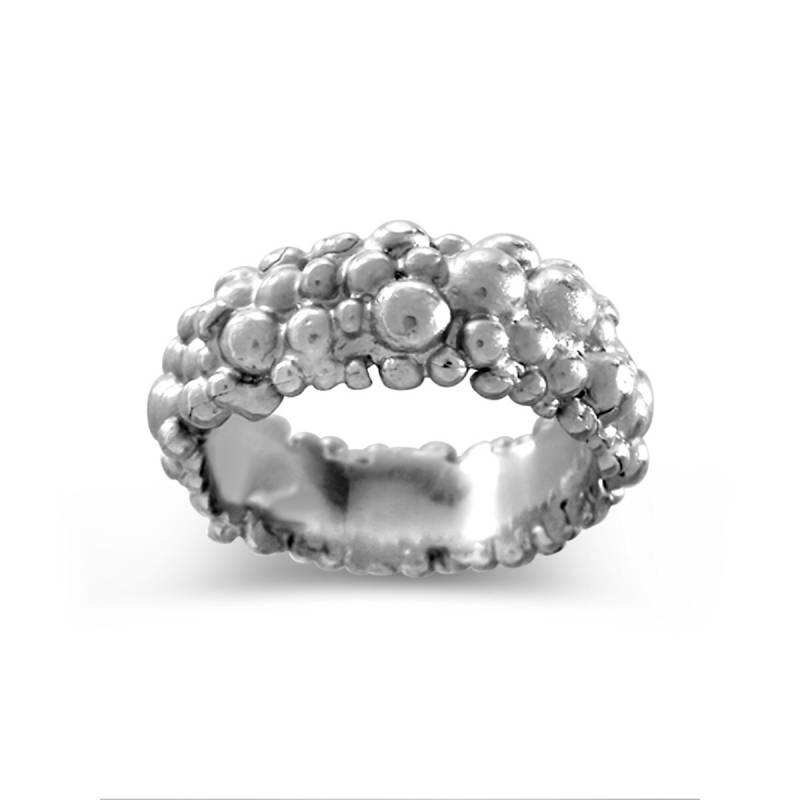 Molekül Ewigkeit Ring Silber 8mm Breit Molekül Ewigkeit Ring Silber 8mm Breit von katzahranjewellery