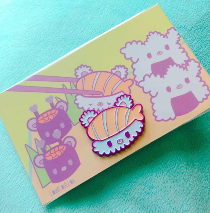 Sushi Bär Emaille Pin von kawaiigoods