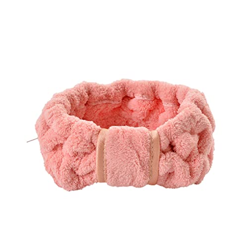 kawehiop Haarbänder Schweißband Face Wash Softness Coral Fleece Sporting Headbands Home Supplies Styling Zubehör Make up Hautpflege, Hellrot von kawehiop