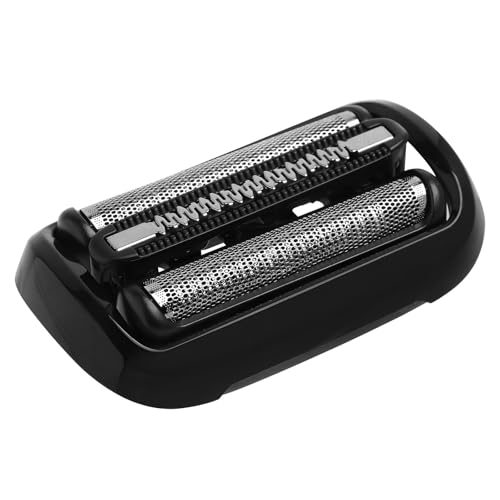 Rasierer-Ersatzkopf, kompatibel mit Braun Serie 5/6 53B, Ersatzkopf passend für Modelle 5020cs 5018s 5035s 5049cs 5050cs 6020s 6040cs 6075cc 6072cc 6090cc etc., (53B, Schwarz) von kaxay
