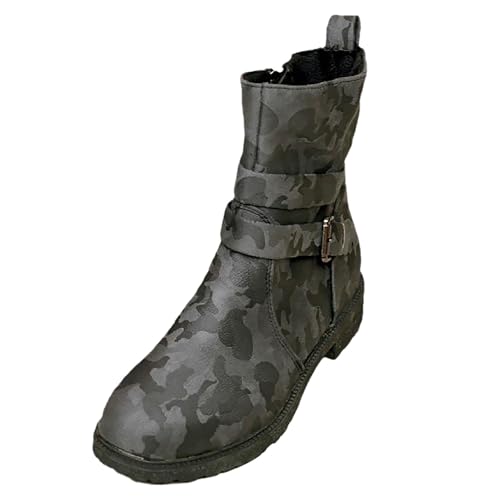 kaxnheye Damen-Stiefeletten, römische Retro-Stiefel, große Größe, gemütlich, stilvolle Schuhe mit seitlichem Reißverschluss, Frühlings-, Herbst- und Winterschuhe, mittelhoher Absatz, runde Zehenpartie kaxnheye Damen-Stiefeletten, römische Retro-Stiefel, große Größe, gemütlich, stilvolle Schuhe mit seitlichem Reißverschluss, Frühlings-, Herbst- und Winterschuhe, mittelhoher Absatz, runde Zehenpartie von kaxnheye