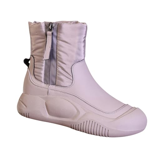 kaxnheye Stiefel für Damen, einfarbig, gepolstert, warm, mit seitlichem Reißverschluss, gemütlich, stilvoll, trendig, vielseitig, leicht anzuziehen, pflegeleicht, Turnschuhe, Frühling, Herbst und kaxnheye Stiefel für Damen, einfarbig, gepolstert, warm, mit seitlichem Reißverschluss, gemütlich, stilvoll, trendig, vielseitig, leicht anzuziehen, pflegeleicht, Turnschuhe, Frühling, Herbst und von kaxnheye