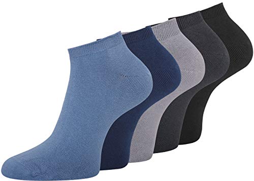 Herren Sneaker Socken blau grau schwarz (43-46) von kb-Socken