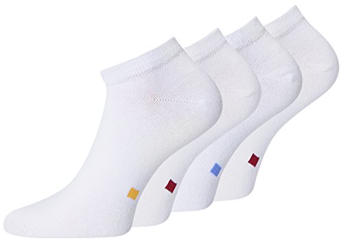 Sneaker Socken Herren weiss Herren Sneaker Socken weiß NEUHEIT: mit Sohlenmarkierung leicht sortierbar Gr. 47-50 43-46 39-42, 8 Paar (39-42) von kbsocken