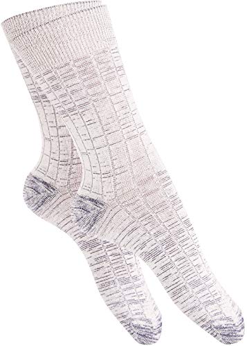 Jeanssocken Baumwollsocken Herrensocken 5 Paar (43-46, grau) von kb-Socken